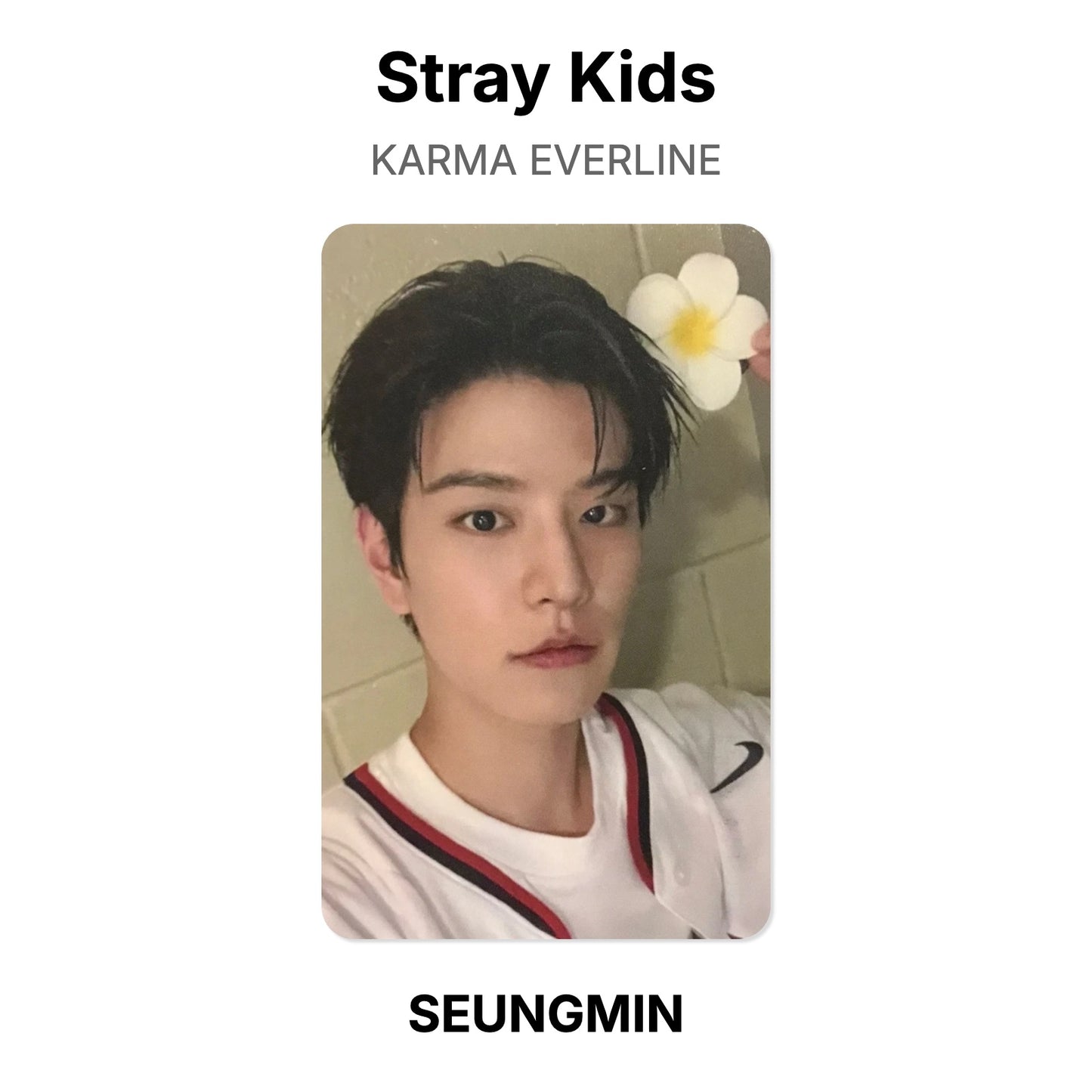 Stray Kids KARMA EVERLINE Offizielle Fotokarte