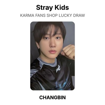 Stray Kids KARMA FANS SHOP LUCKY DRAW photocard oficial