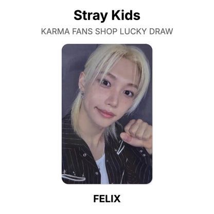 Stray Kids KARMA FANS SHOP LUCKY DRAW photocard oficial