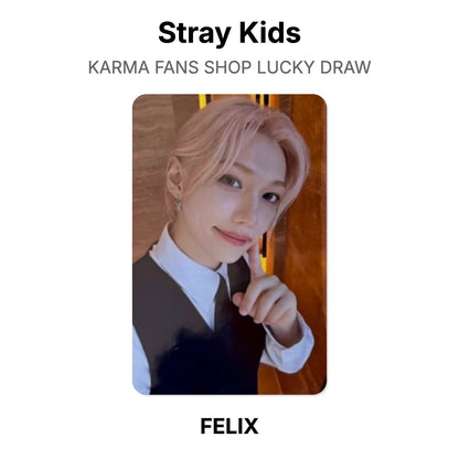 Stray Kids KARMA FANS SHOP LUCKY DRAW photocard oficial