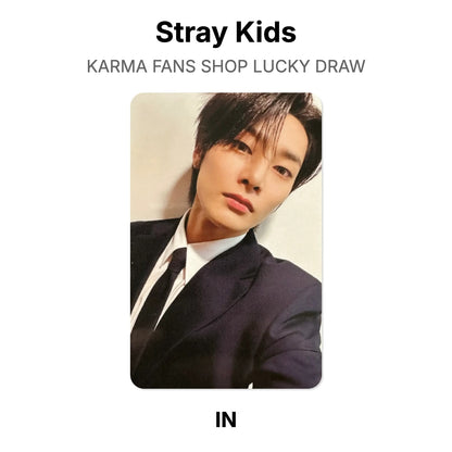 Stray Kids KARMA FANS SHOP LUCKY DRAW photocard oficial