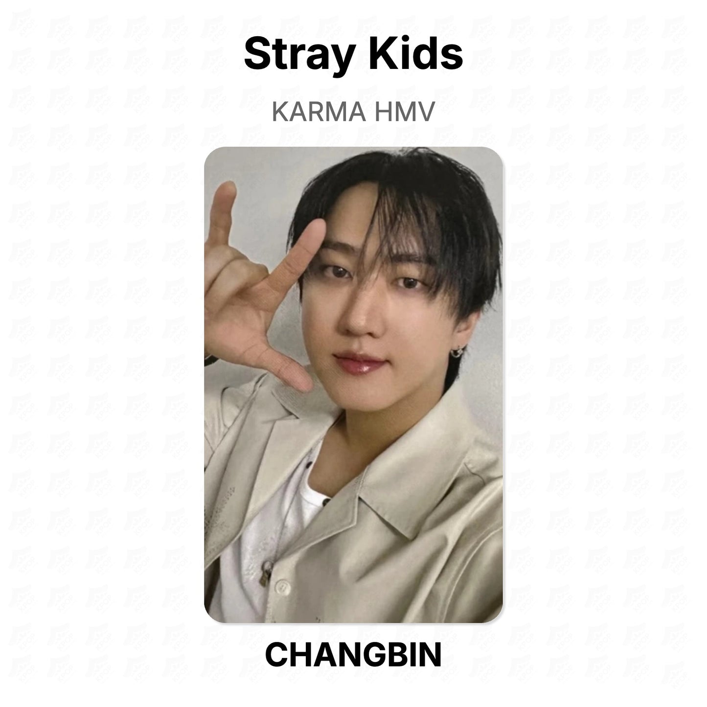Stray Kids KARMA HMV Official Photocard