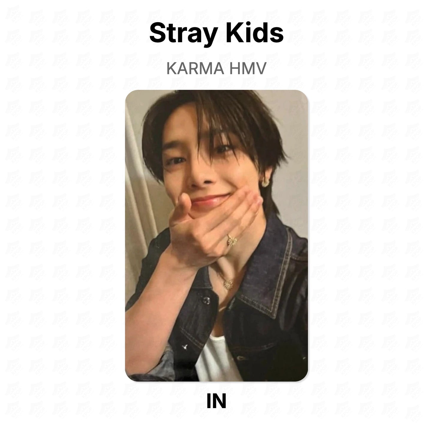 Stray Kids KARMA HMV Official Photocard