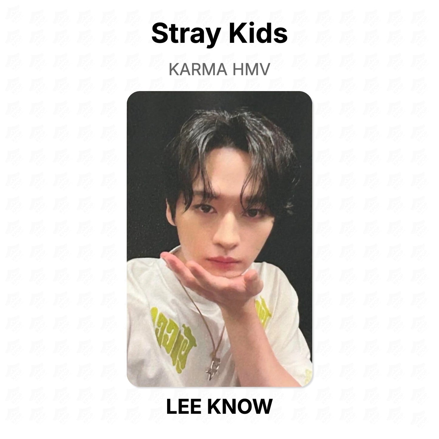 Stray Kids KARMA HMV Official Photocard