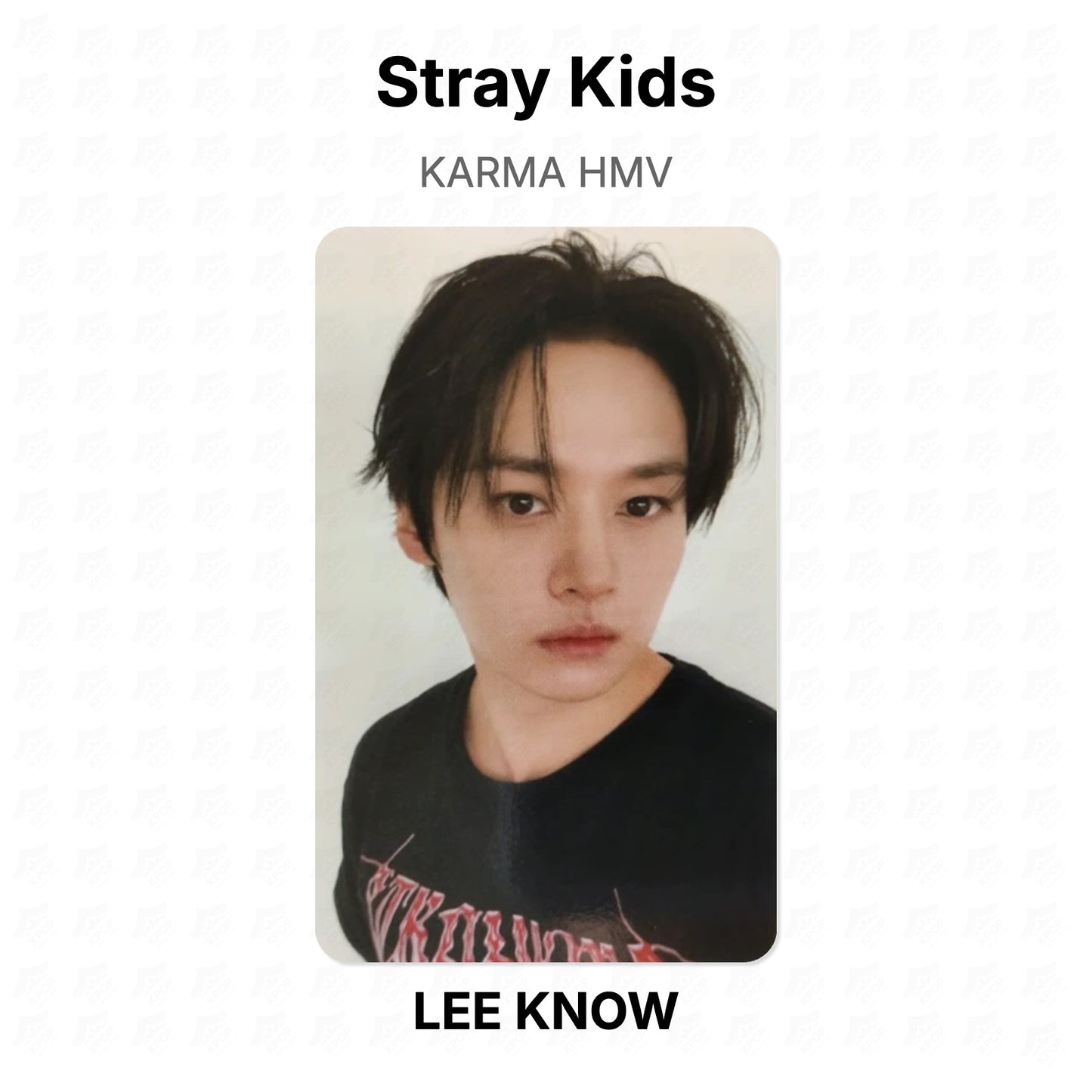 Stray Kids KARMA HMV Official Photocard