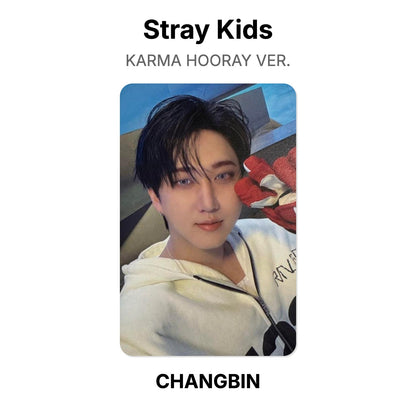 Stray Kids KARMA HOORAY VER. Offizielle Photocard