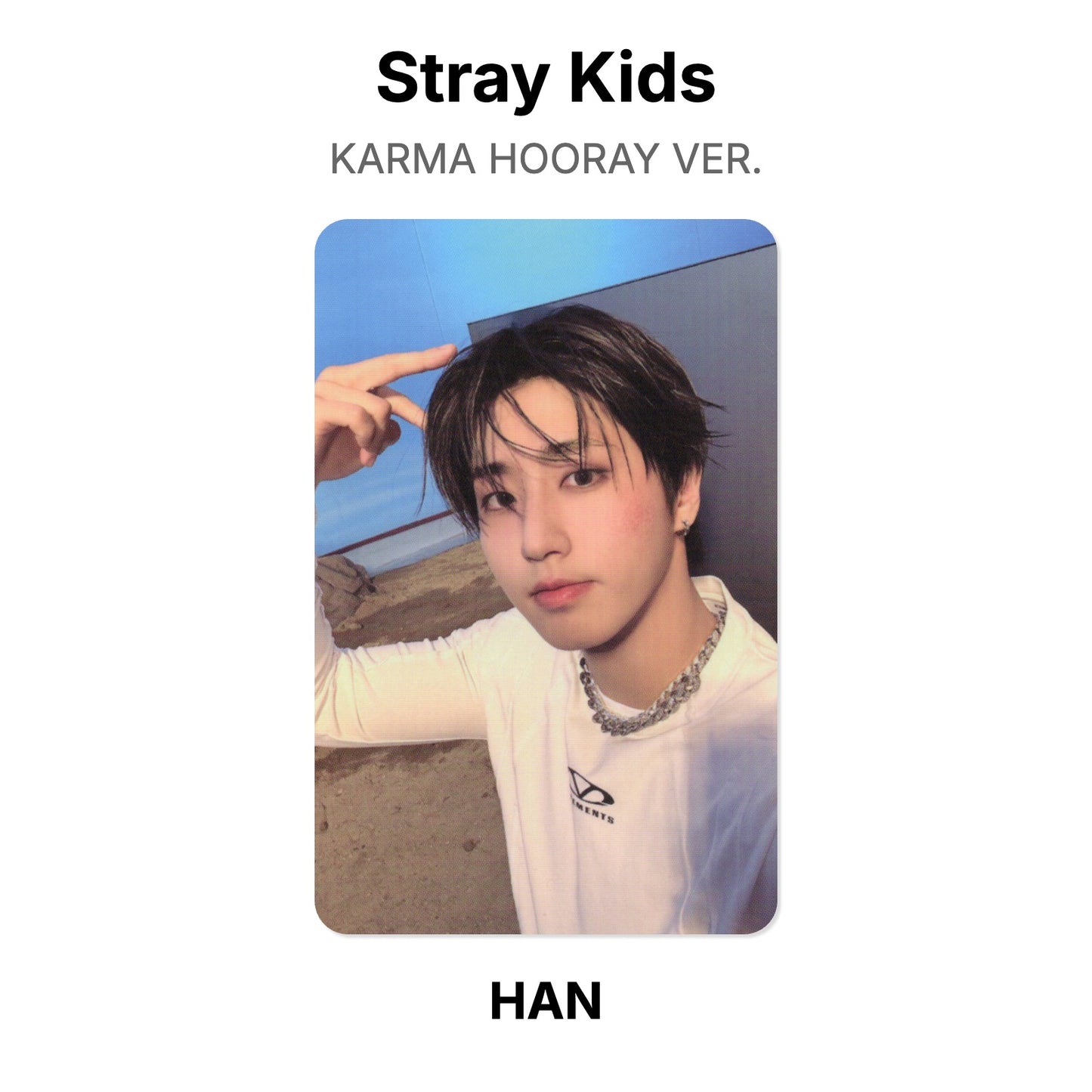 Stray Kids KARMA HOORAY VER. Offizielle Photocard