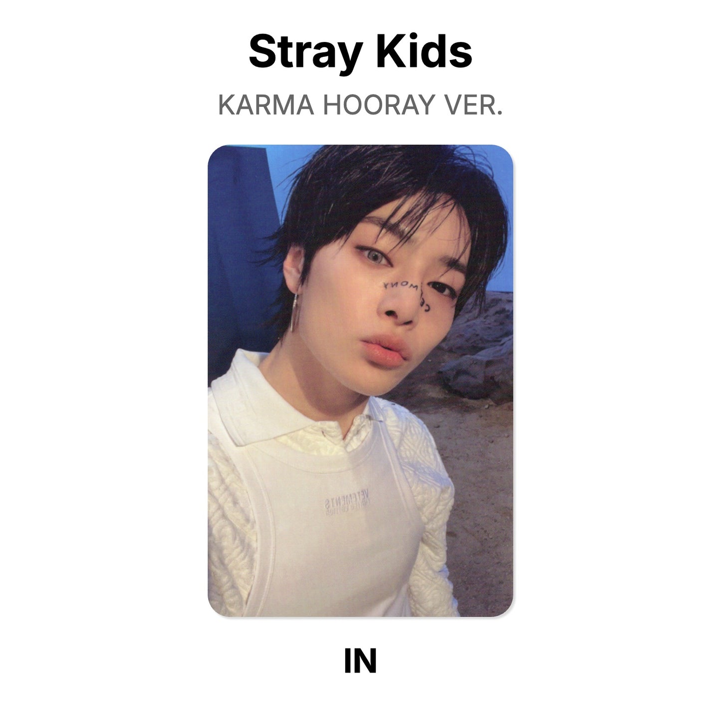 Stray Kids KARMA HOORAY VER. Offizielle Photocard