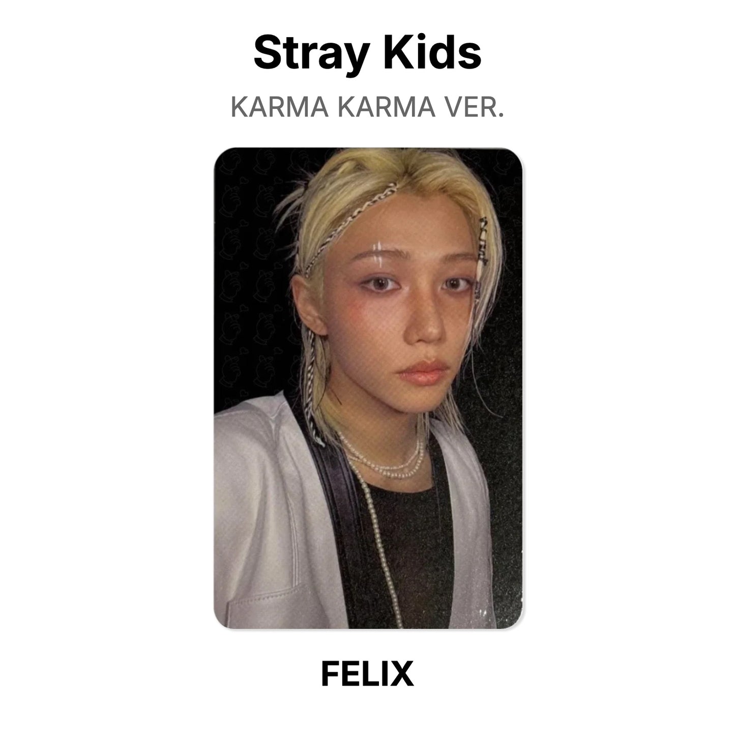 Stray Kids KARMA KARMA VER. Offizielle Photocard