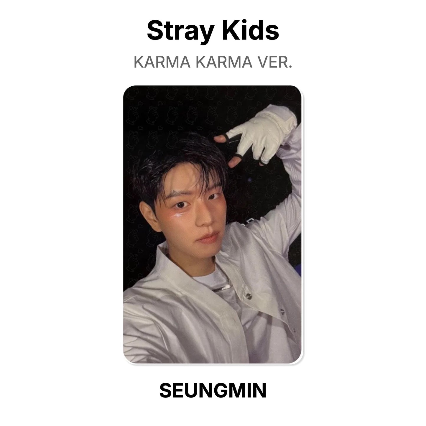 Stray Kids KARMA KARMA VER. Offizielle Photocard