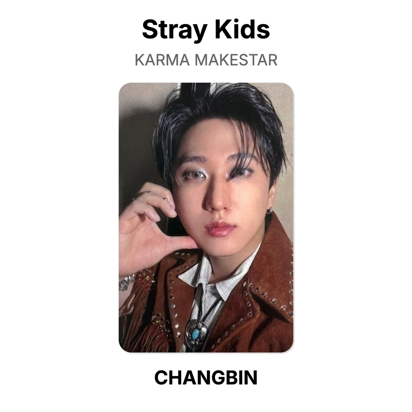 Stray Kids KARMA MAKESTAR Offizielle Photocard