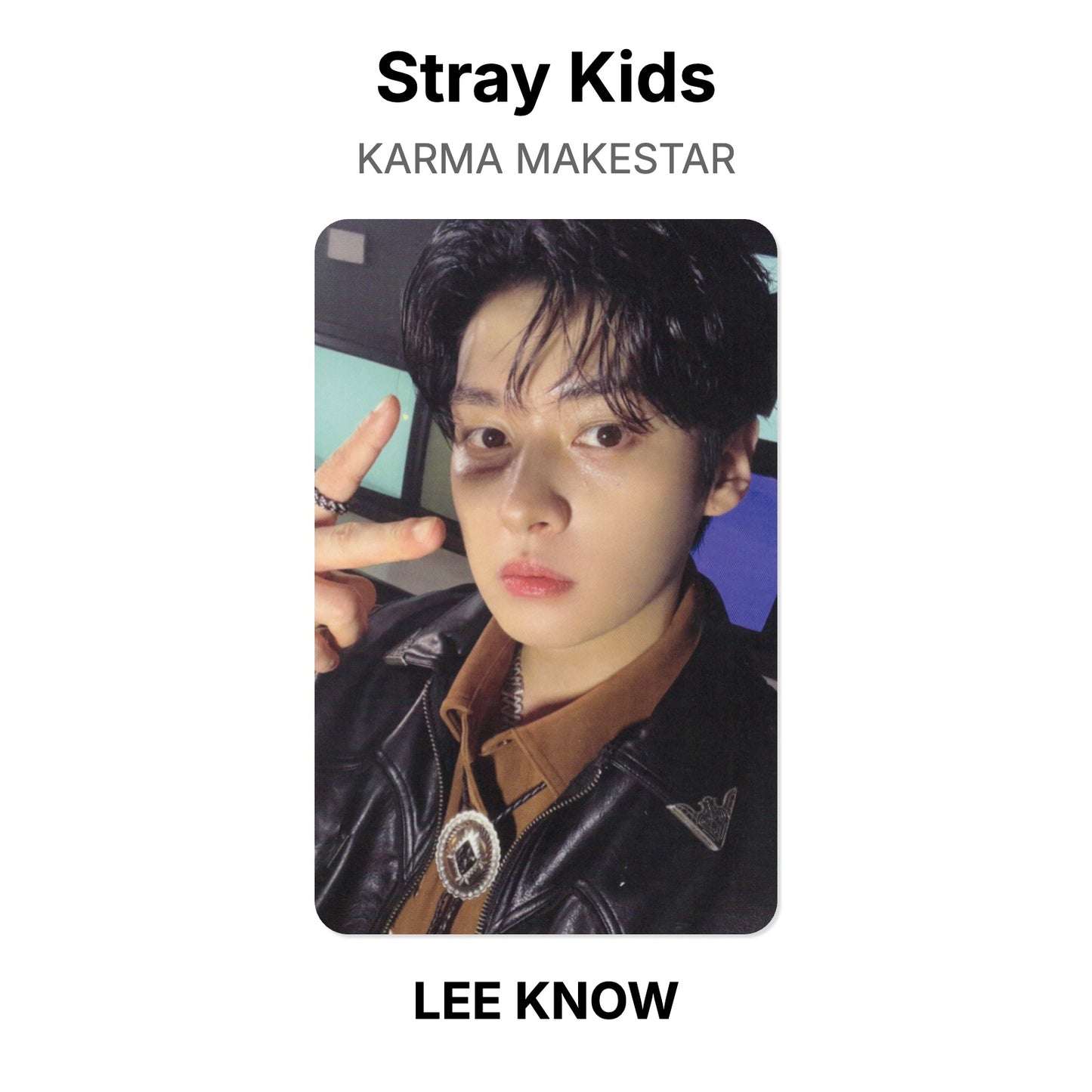 Stray Kids KARMA MAKESTAR Offizielle Photocard