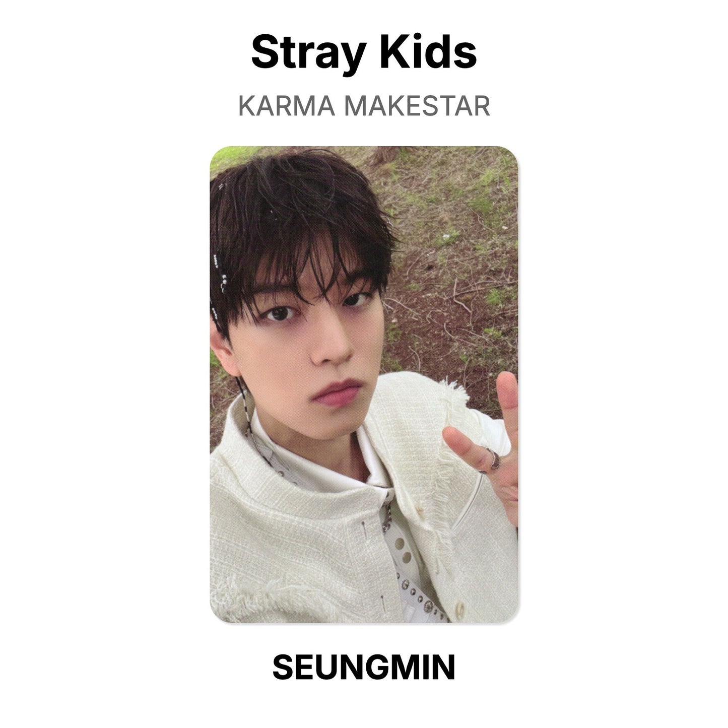 Stray Kids KARMA MAKESTAR Offizielle Photocard