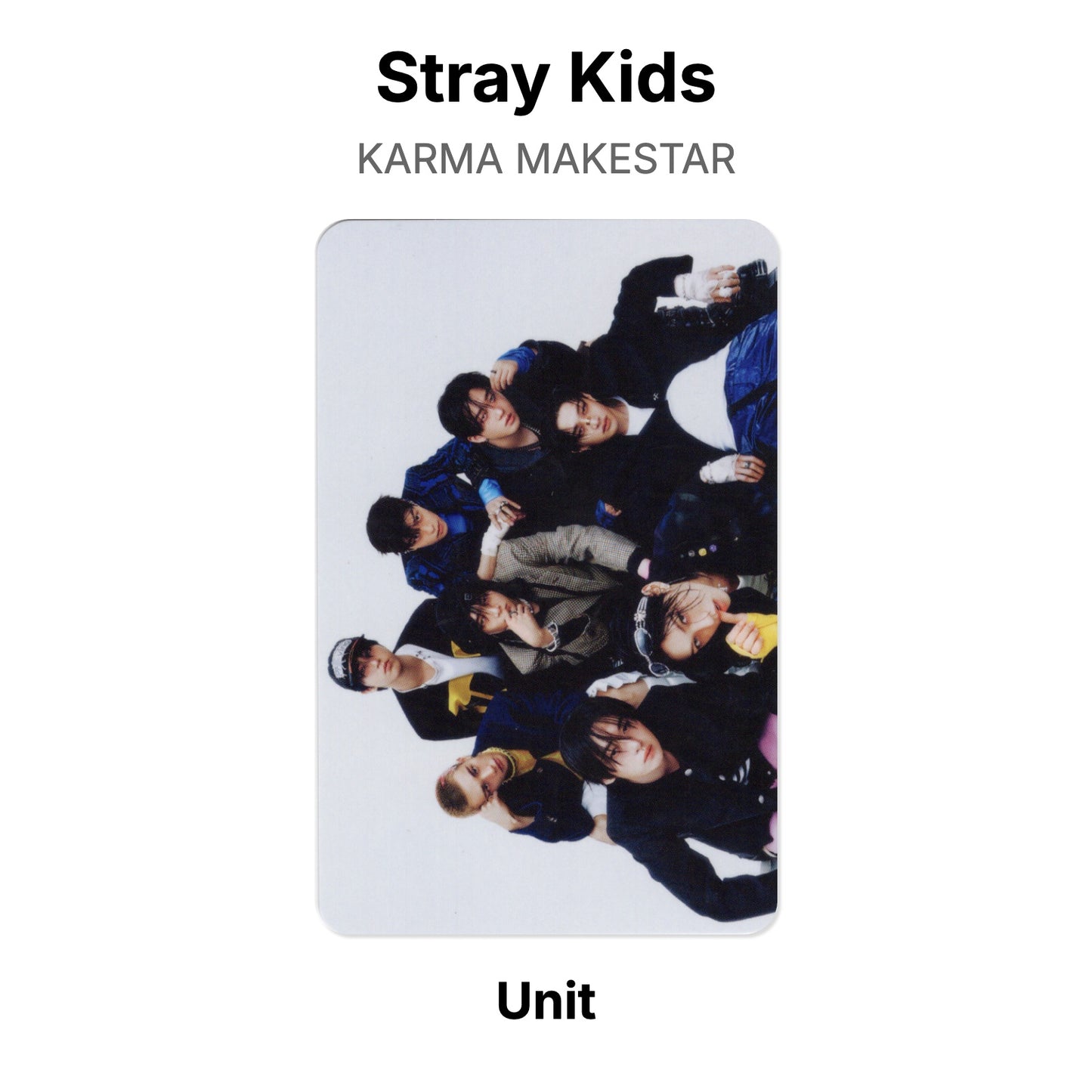 Stray Kids KARMA MAKESTAR Offizielle Photocard