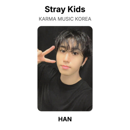 Stray Kids KARMA MUSIC KOREA virallinen Photocard