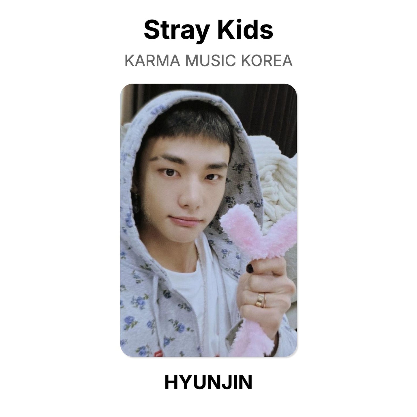 Stray Kids KARMA MUSIC KOREA virallinen Photocard