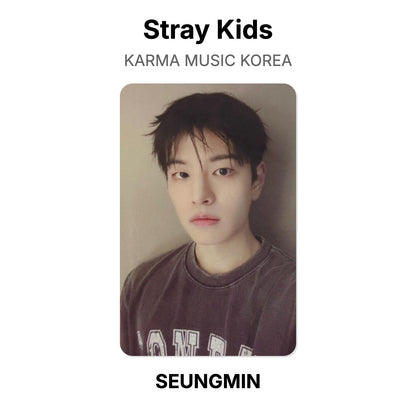 Stray Kids KARMA MUSIC KOREA virallinen Photocard