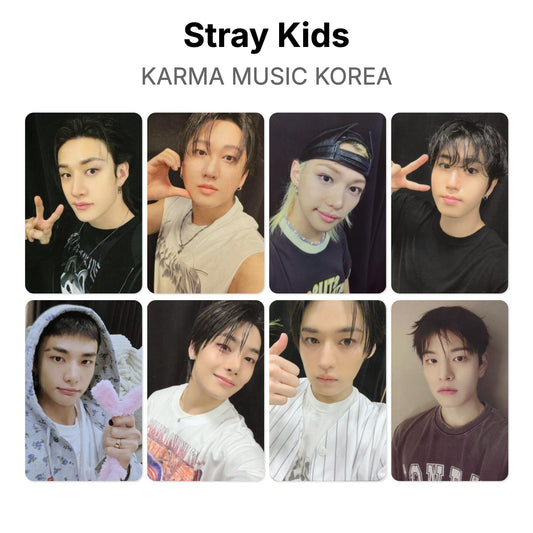 Stray Kids KARMA MUSIC KOREA Official Photocard