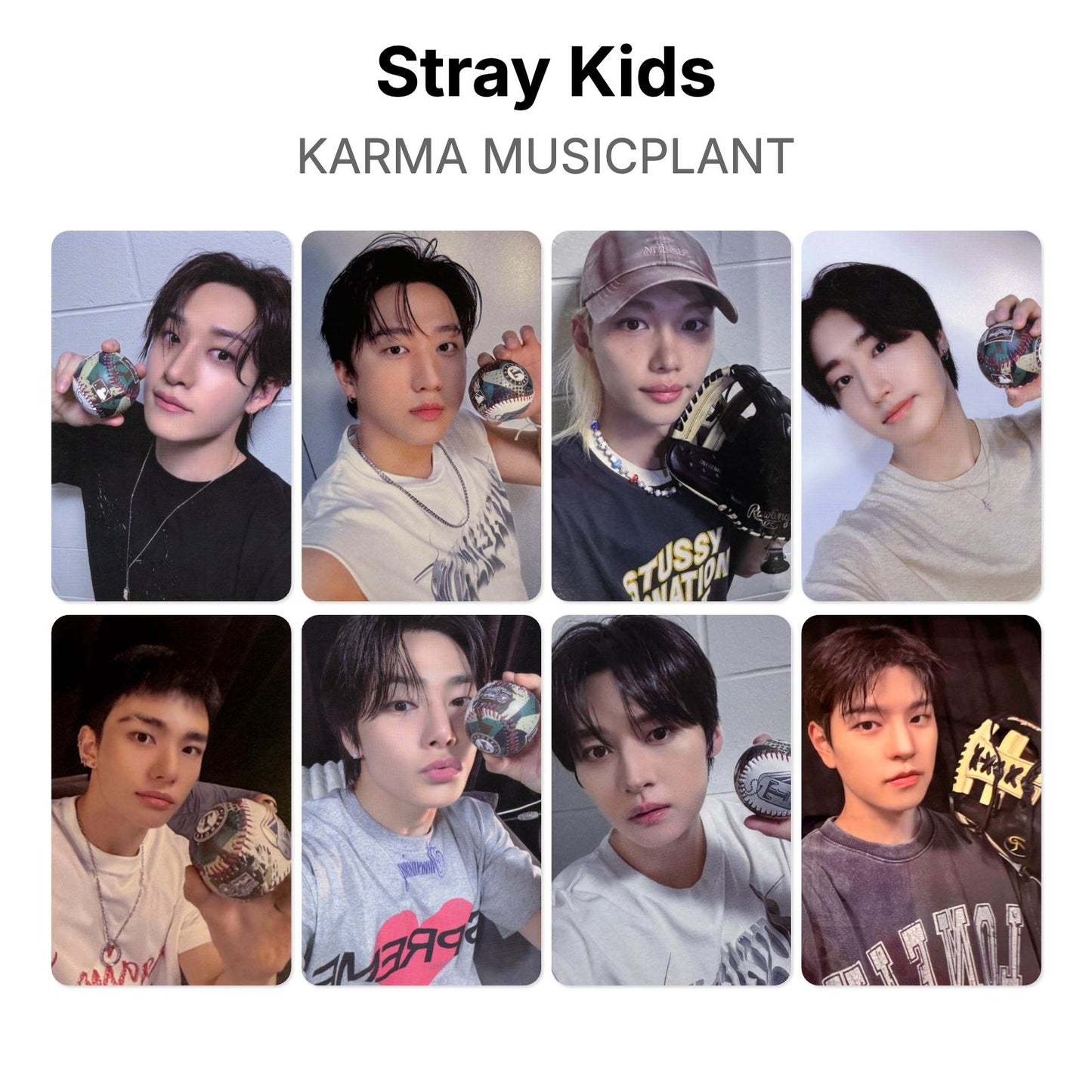 Stray Kids KARMA MUSICPLANT officiellt Photocard