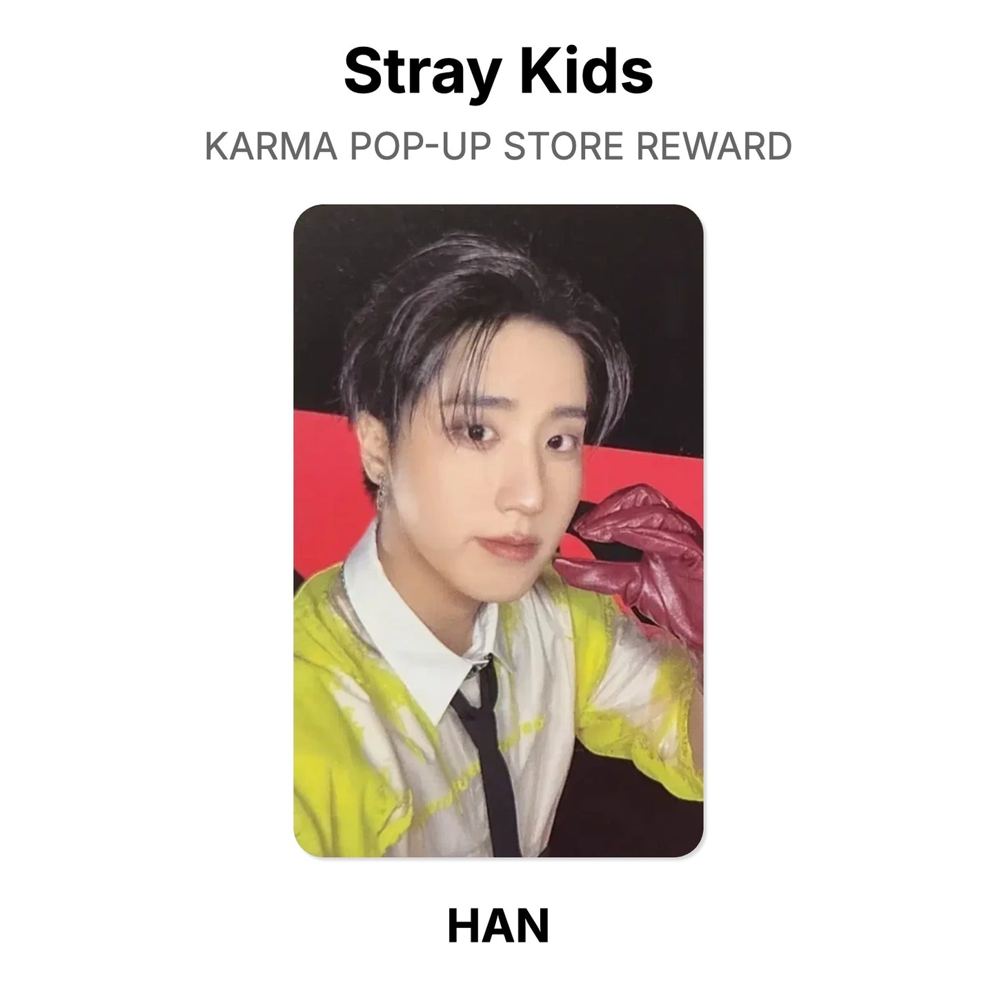Stray Kids KARMA POP-UP STORE REWARD โฟโต้การ์ดของแท้