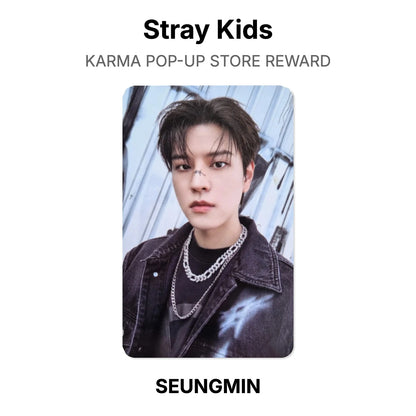 Stray Kids KARMA POP-UP STORE REWARD โฟโต้การ์ดของแท้