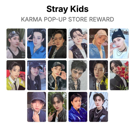 Stray Kids KARMA POP-UP STORE REWARD Official Photocard