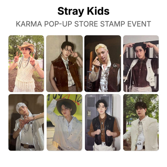Stray Kids KARMA POP-UP STORE STAMP EVENT Official Photocard