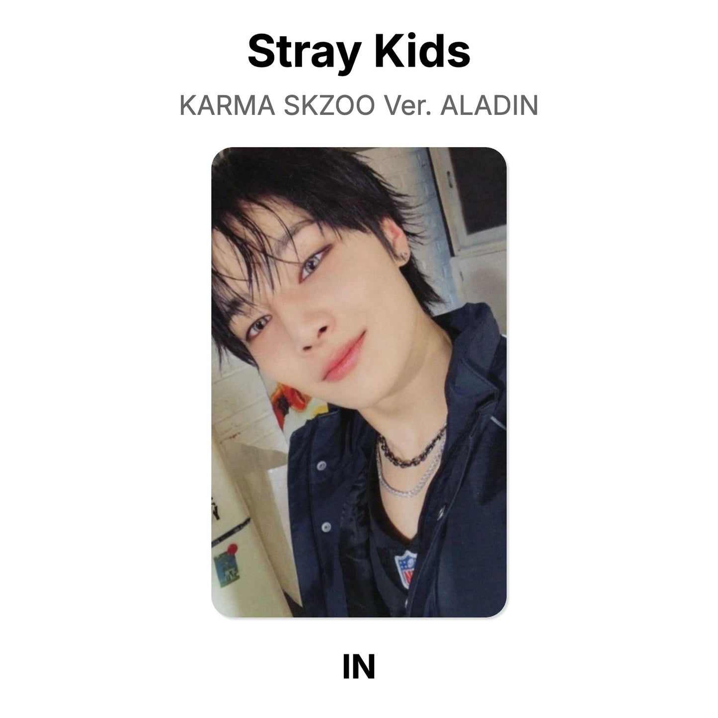 Stray Kids KARMA SKZOO Ver. ALADIN photocard oficial