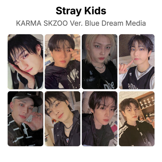 Stray Kids KARMA SKZOO Ver. Blue Dream Media Official Photocard