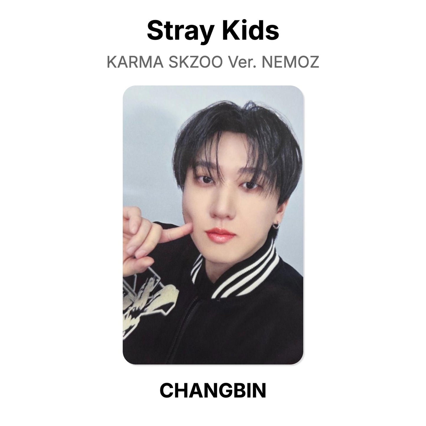 Stray Kids KARMA SKZOO Ver. NEMOZ photocard oficial