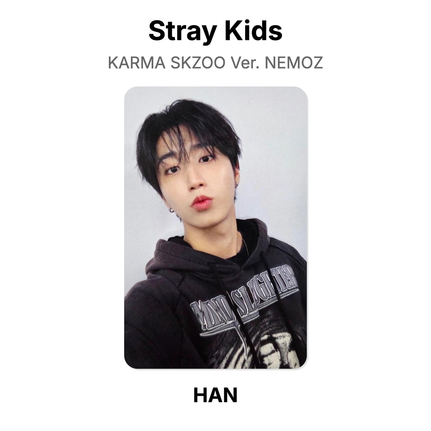Stray Kids KARMA SKZOO Ver. NEMOZ photocard oficial