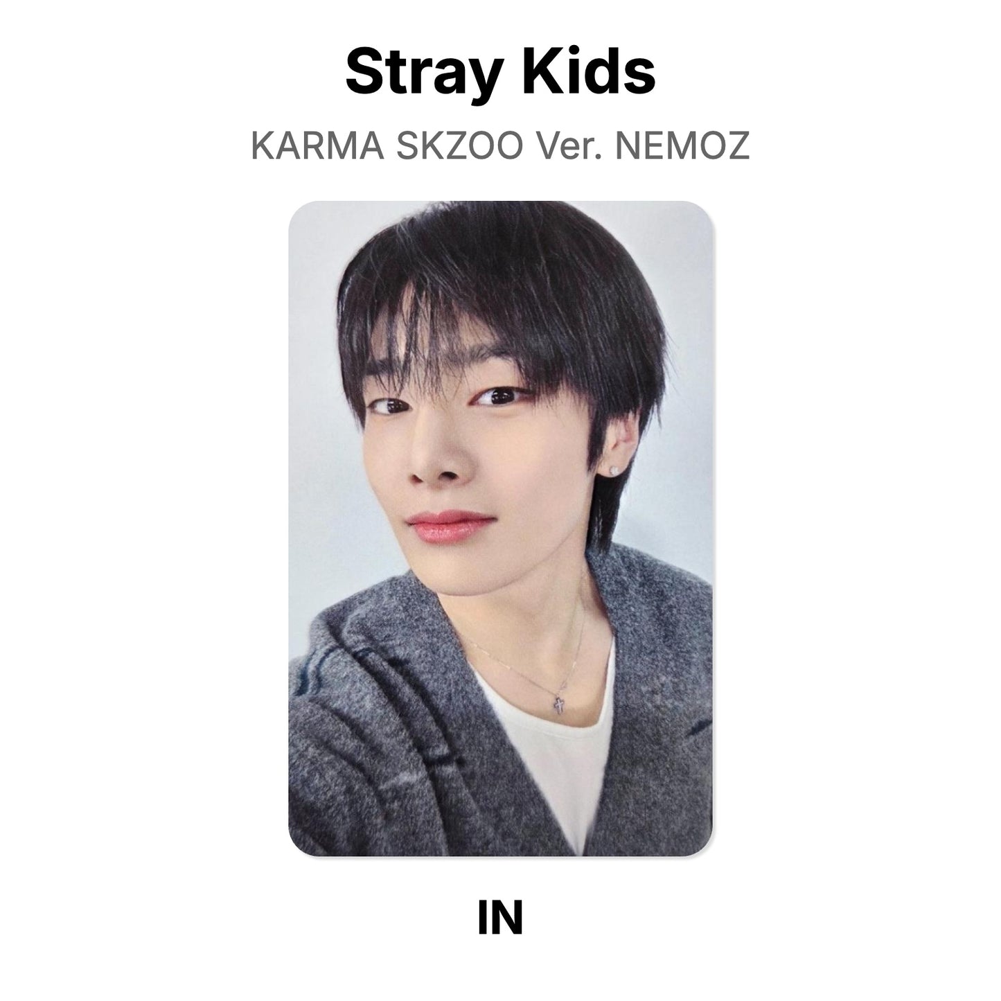 Stray Kids KARMA SKZOO Ver. NEMOZ photocard oficial