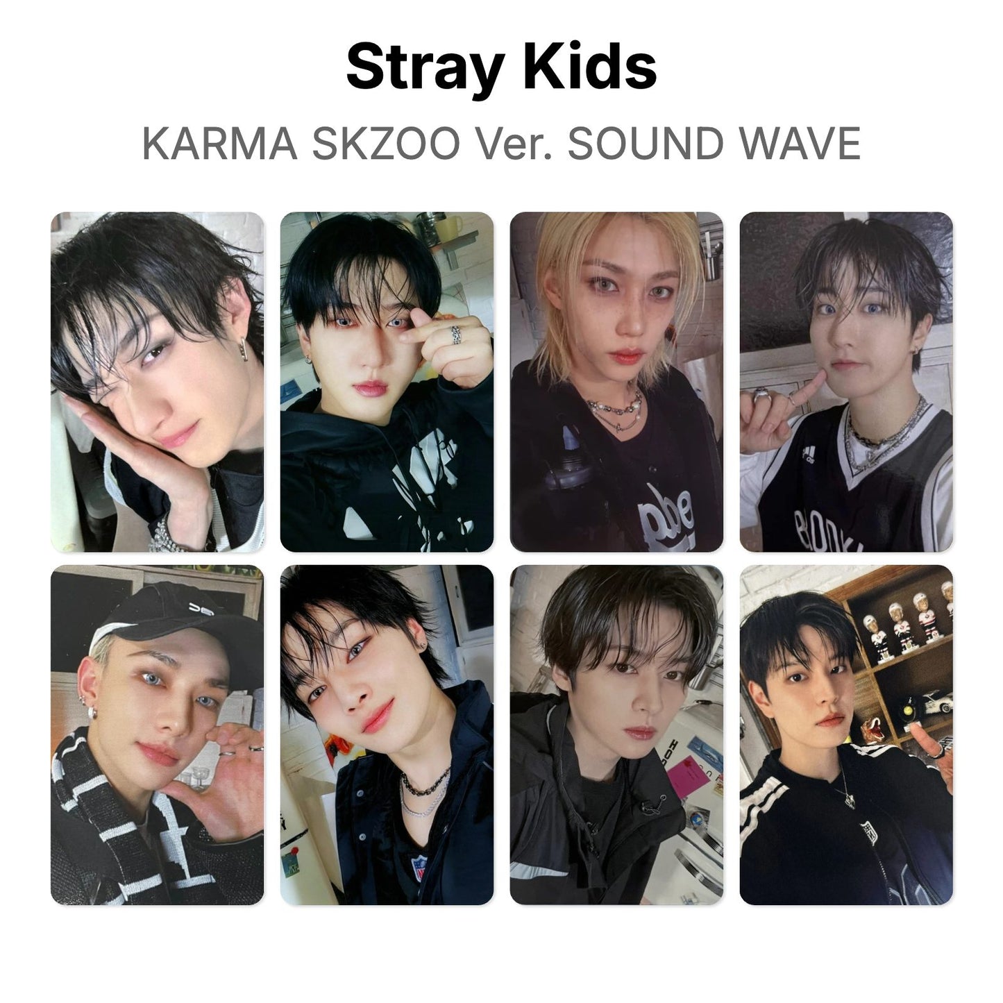 Stray Kids KARMA SKZOO Ver. SOUND WAVE photocard oficial