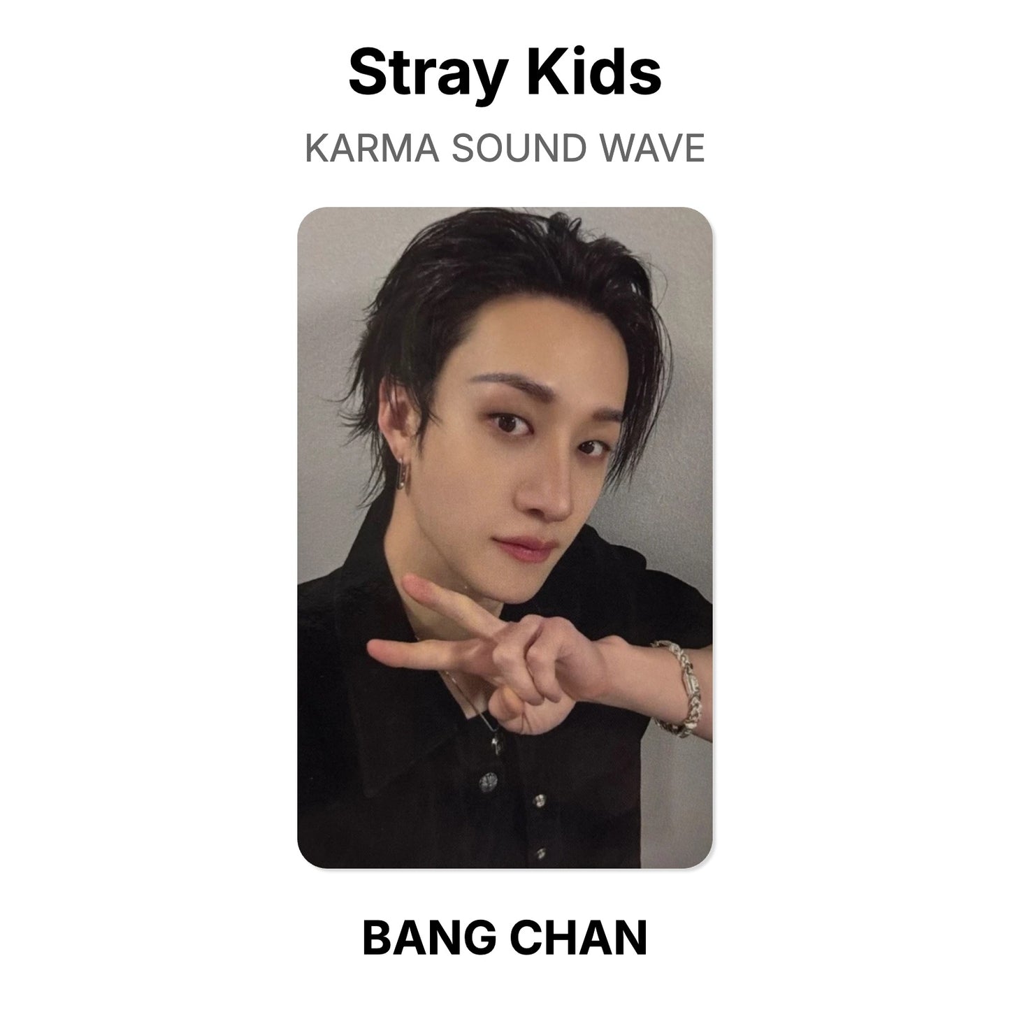 Stray Kids KARMA SOUND WAVE photocard oficial
