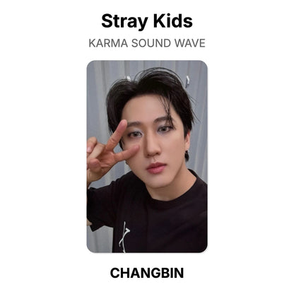 Stray Kids KARMA SOUND WAVE photocard oficial