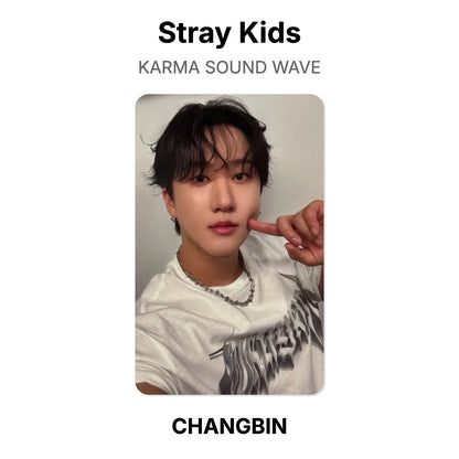 Stray Kids KARMA SOUND WAVE photocard oficial
