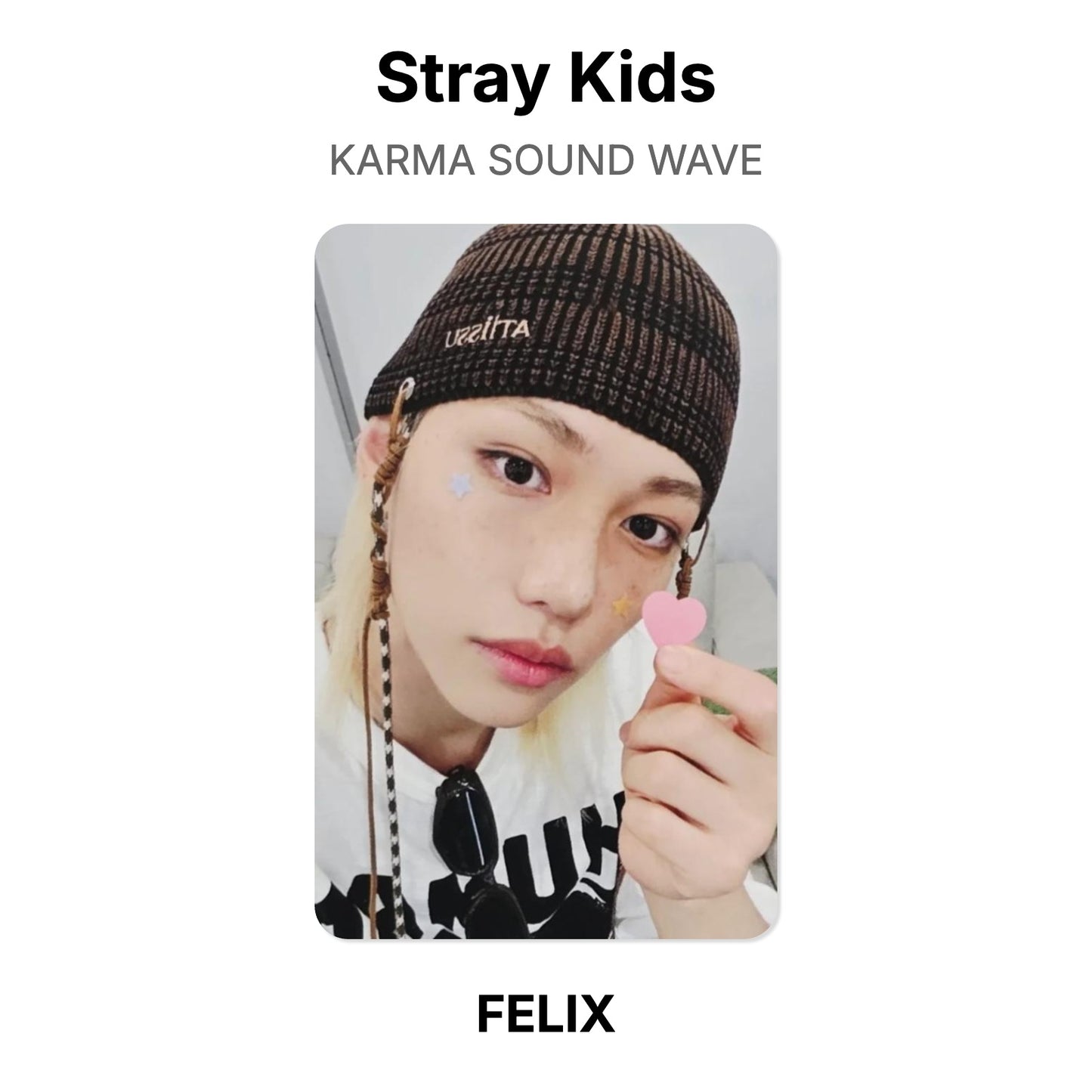 Stray Kids KARMA SOUND WAVE photocard oficial
