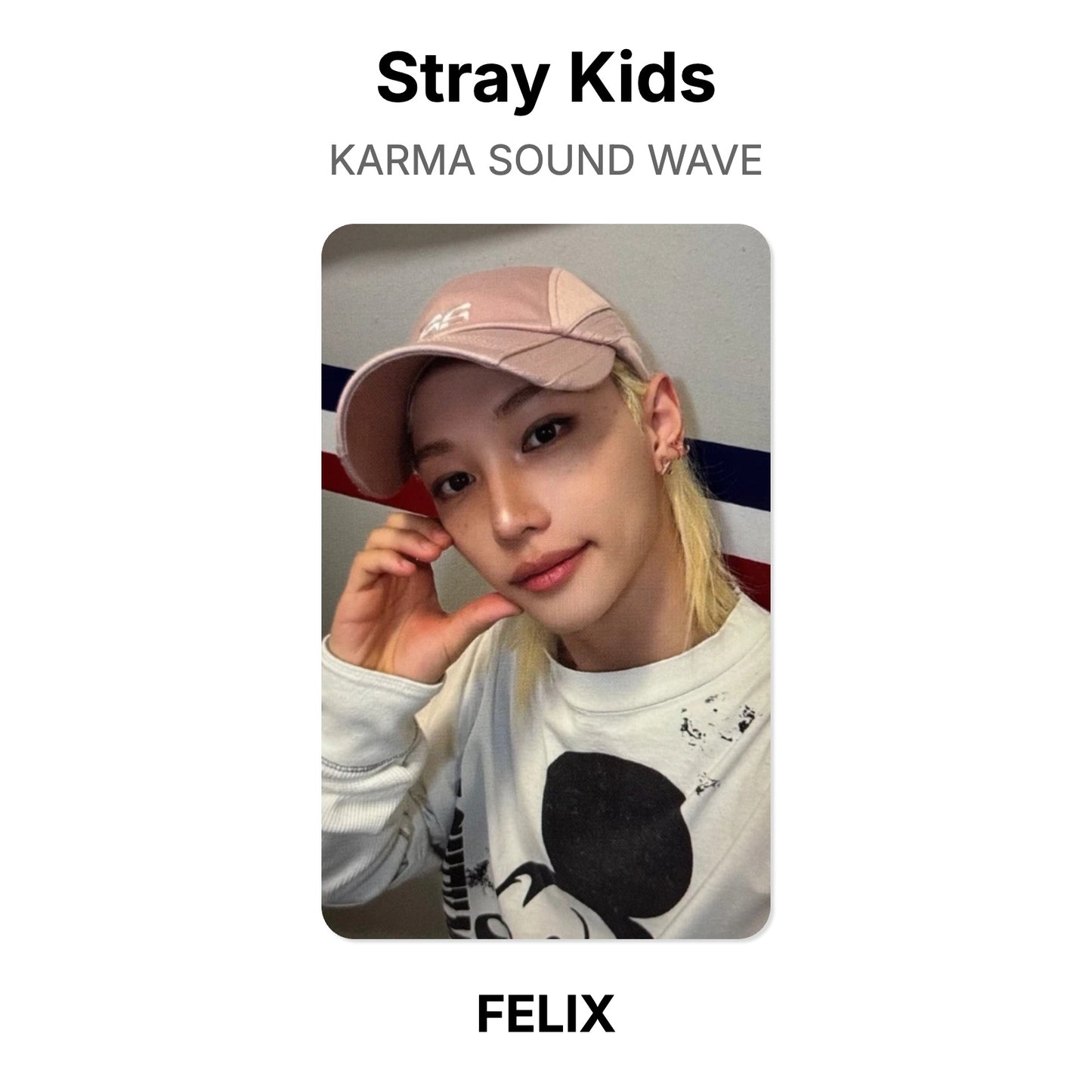 Stray Kids KARMA SOUND WAVE photocard oficial