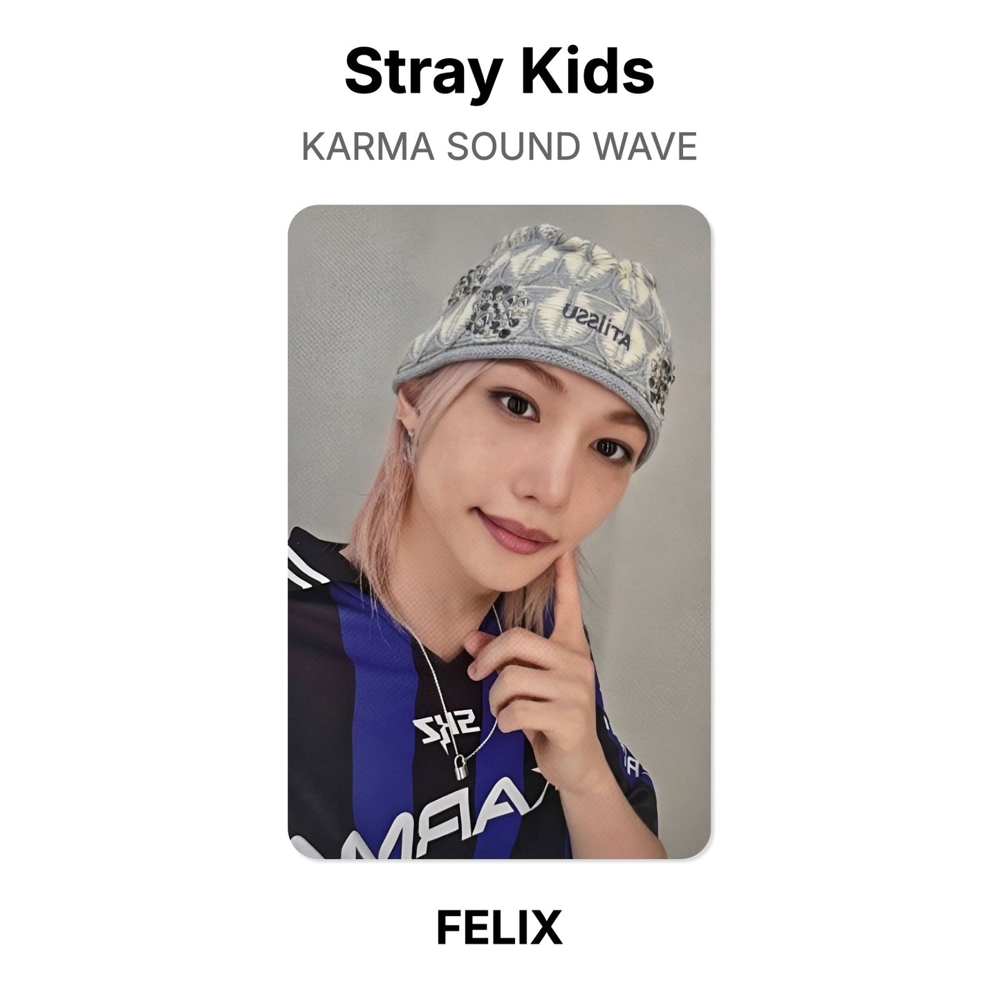 Stray Kids KARMA SOUND WAVE photocard oficial