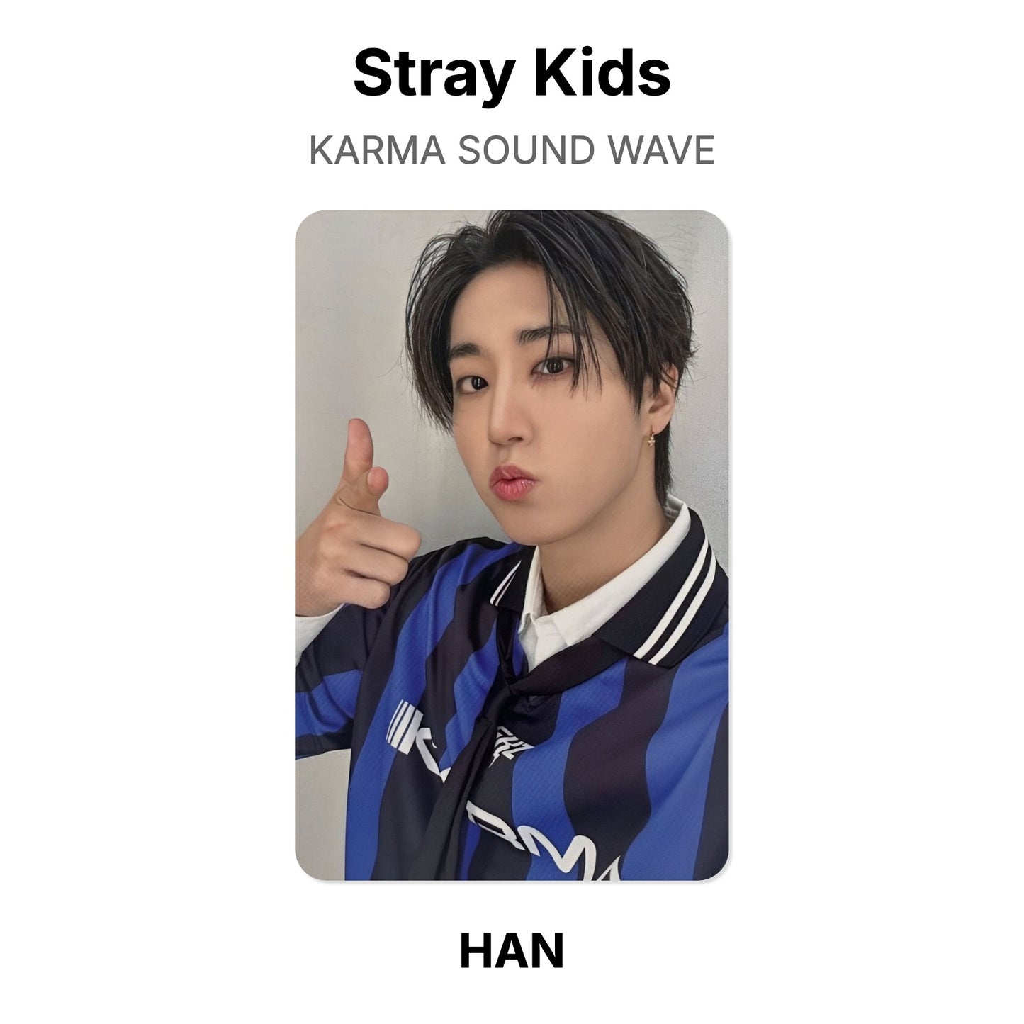 Stray Kids KARMA SOUND WAVE photocard oficial