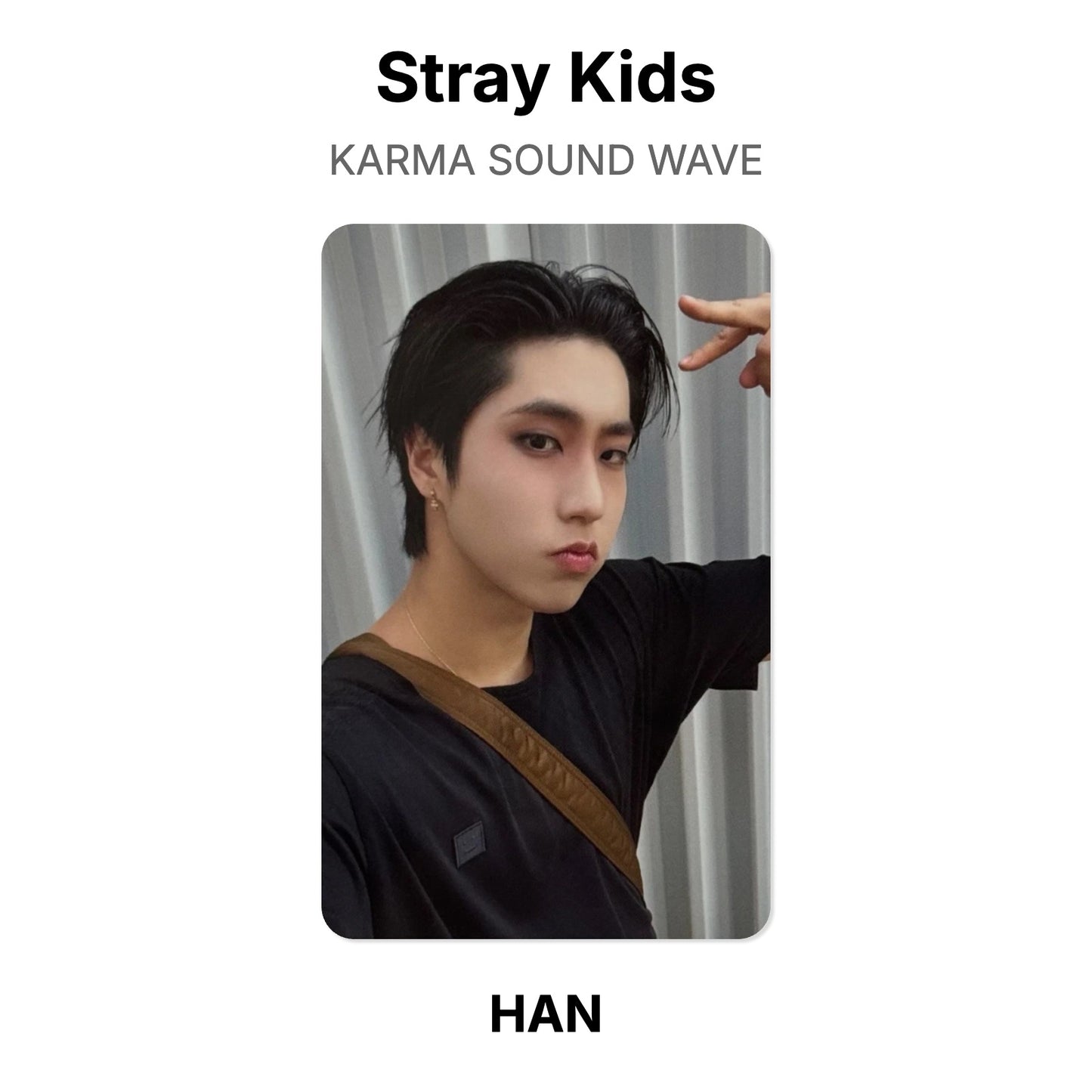 Stray Kids KARMA SOUND WAVE photocard oficial