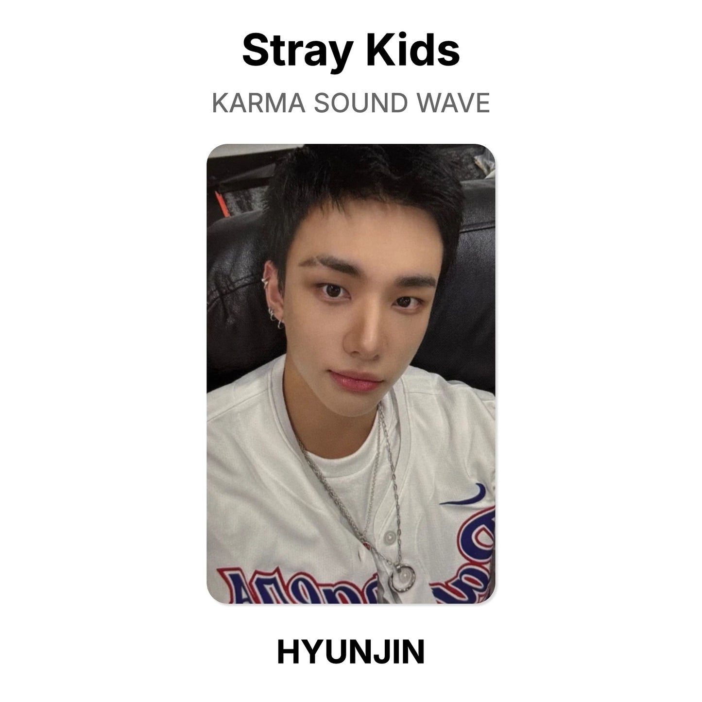 Stray Kids KARMA SOUND WAVE photocard oficial