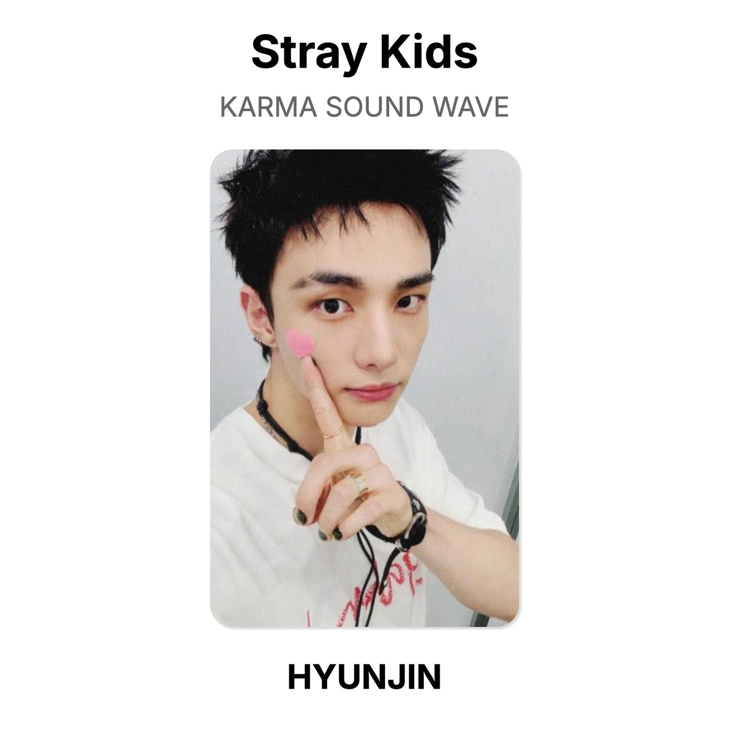 Stray Kids KARMA SOUND WAVE photocard oficial
