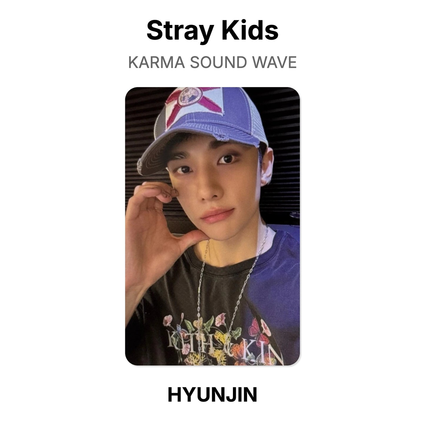 Stray Kids KARMA SOUND WAVE photocard oficial