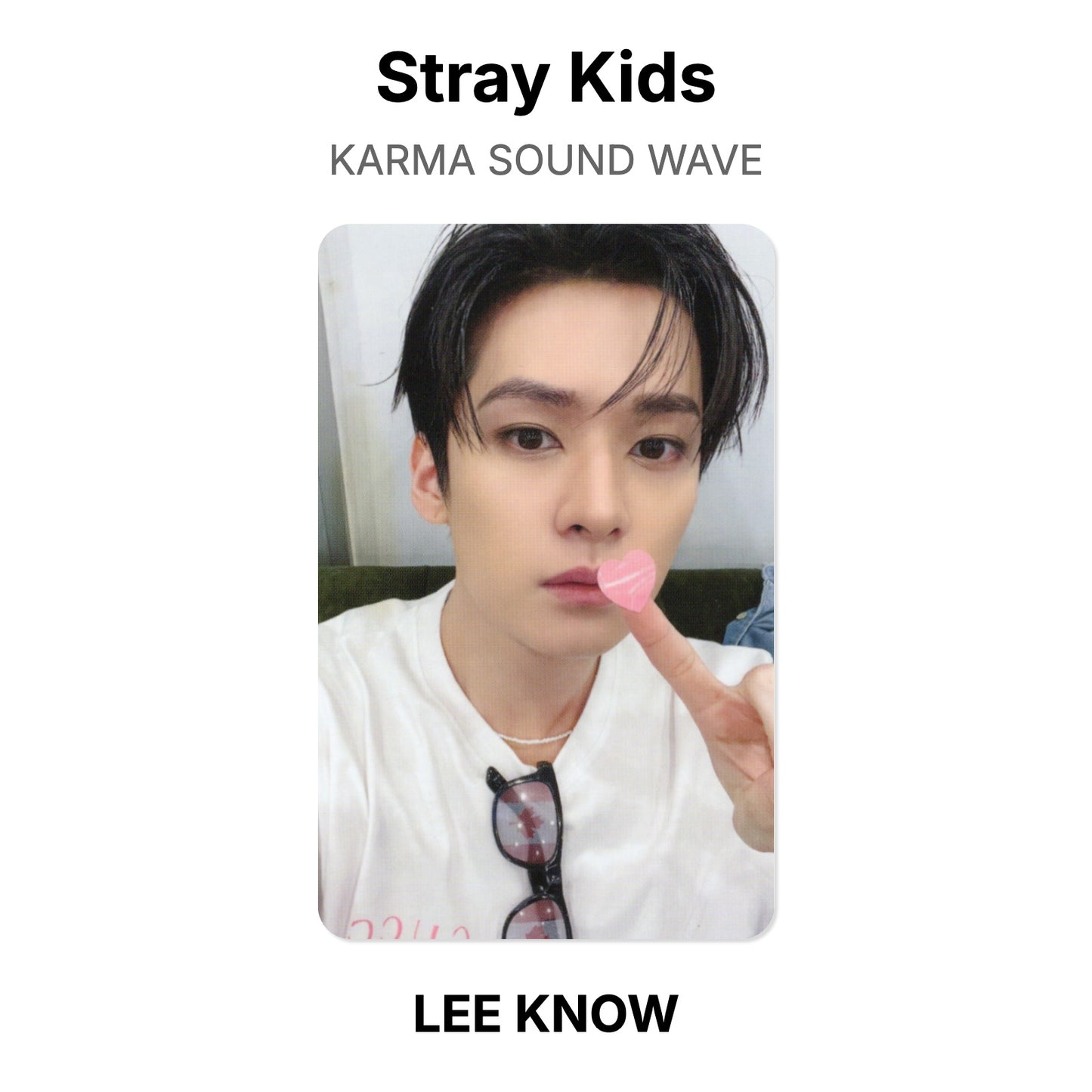 Stray Kids KARMA SOUND WAVE photocard oficial