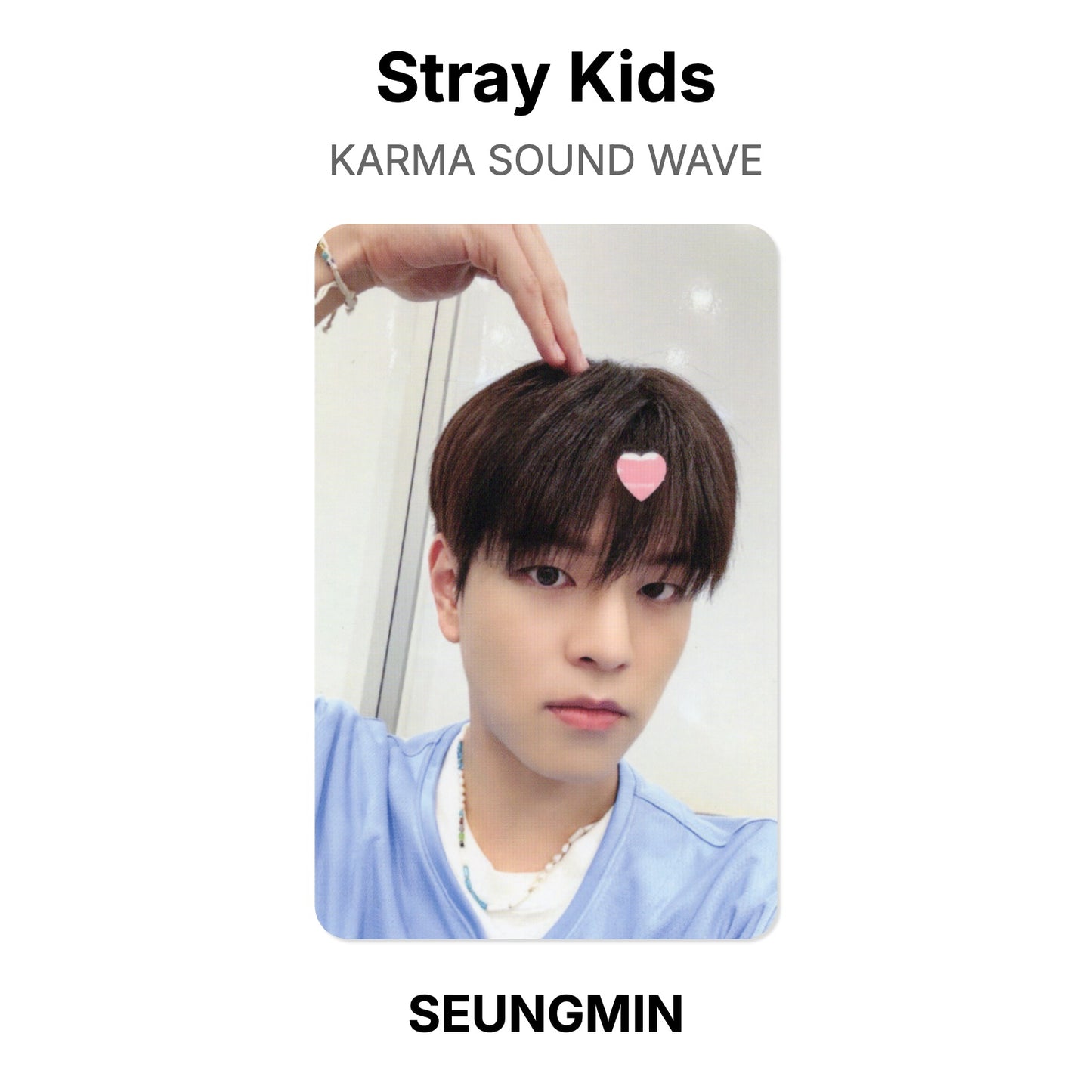 Stray Kids KARMA SOUND WAVE photocard oficial
