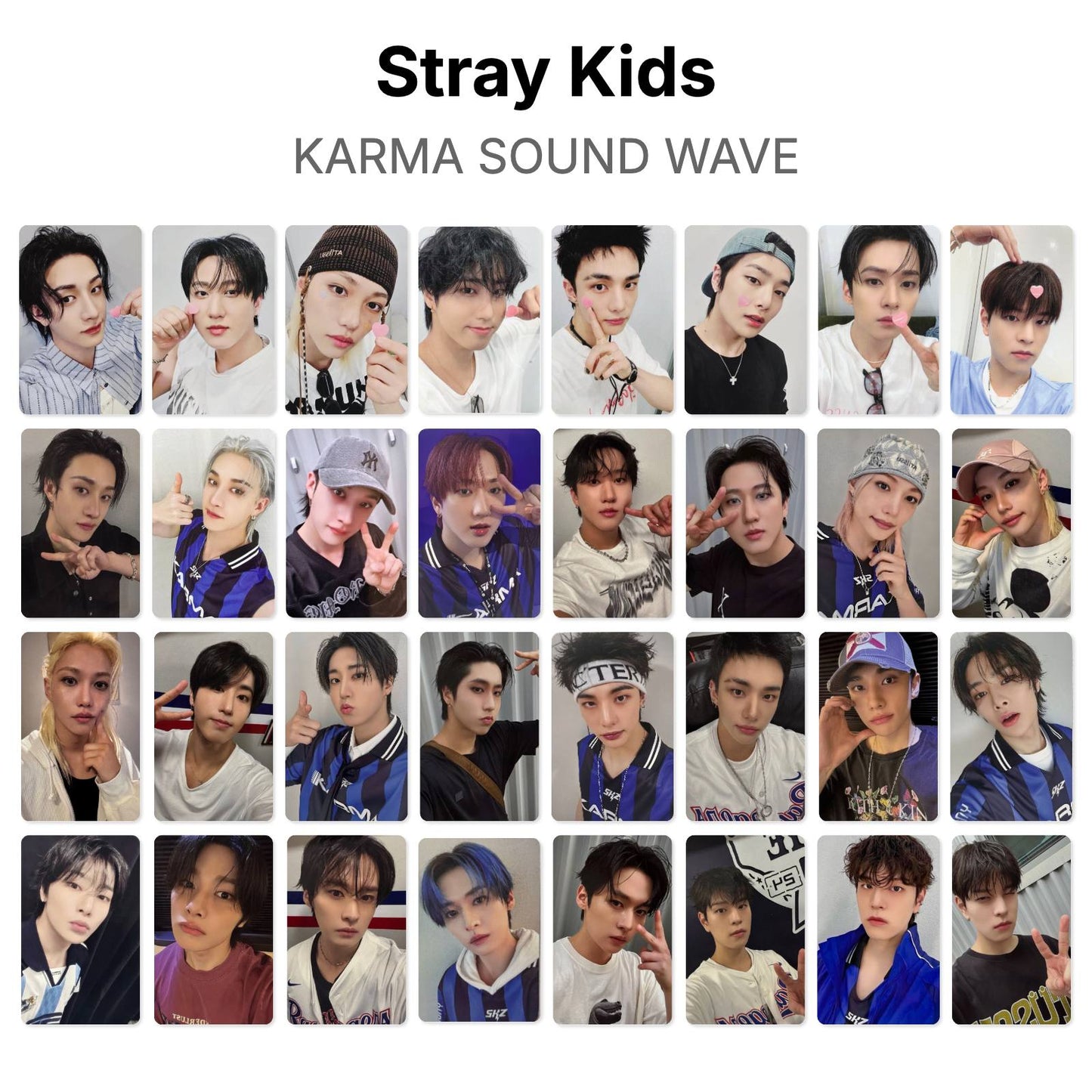 Stray Kids KARMA SOUND WAVE photocard oficial