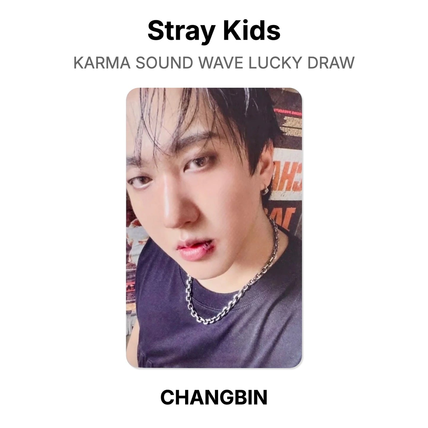Stray Kids KARMA SOUND WAVE LUCKY DRAW Official Photocard