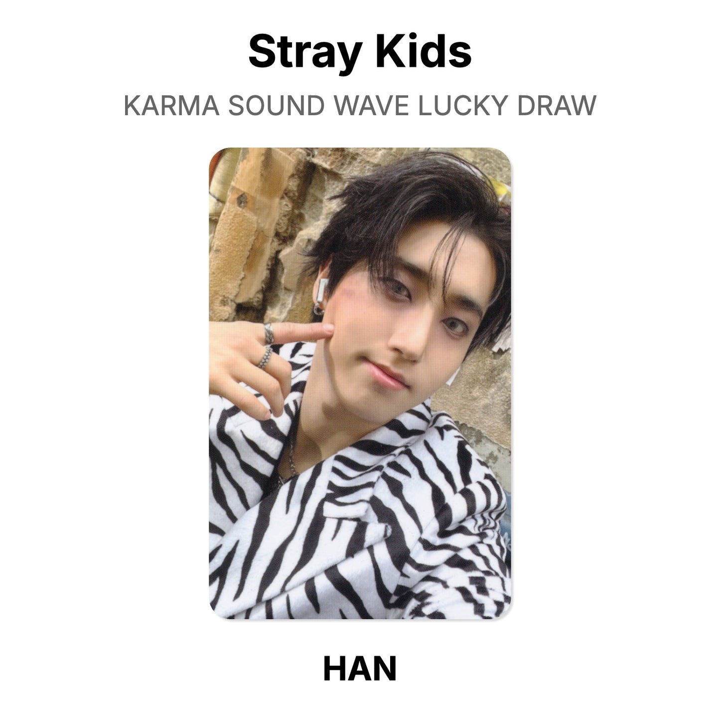 Stray Kids KARMA SOUND WAVE LUCKY DRAW Official Photocard