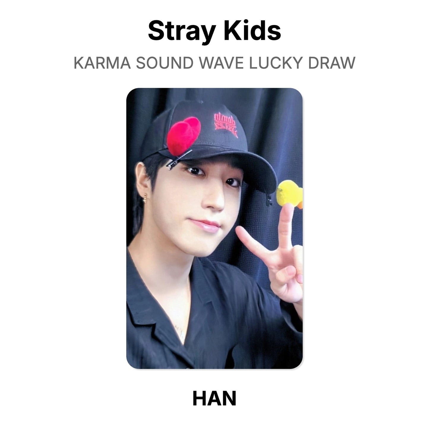 Stray Kids KARMA SOUND WAVE LUCKY DRAW Official Photocard